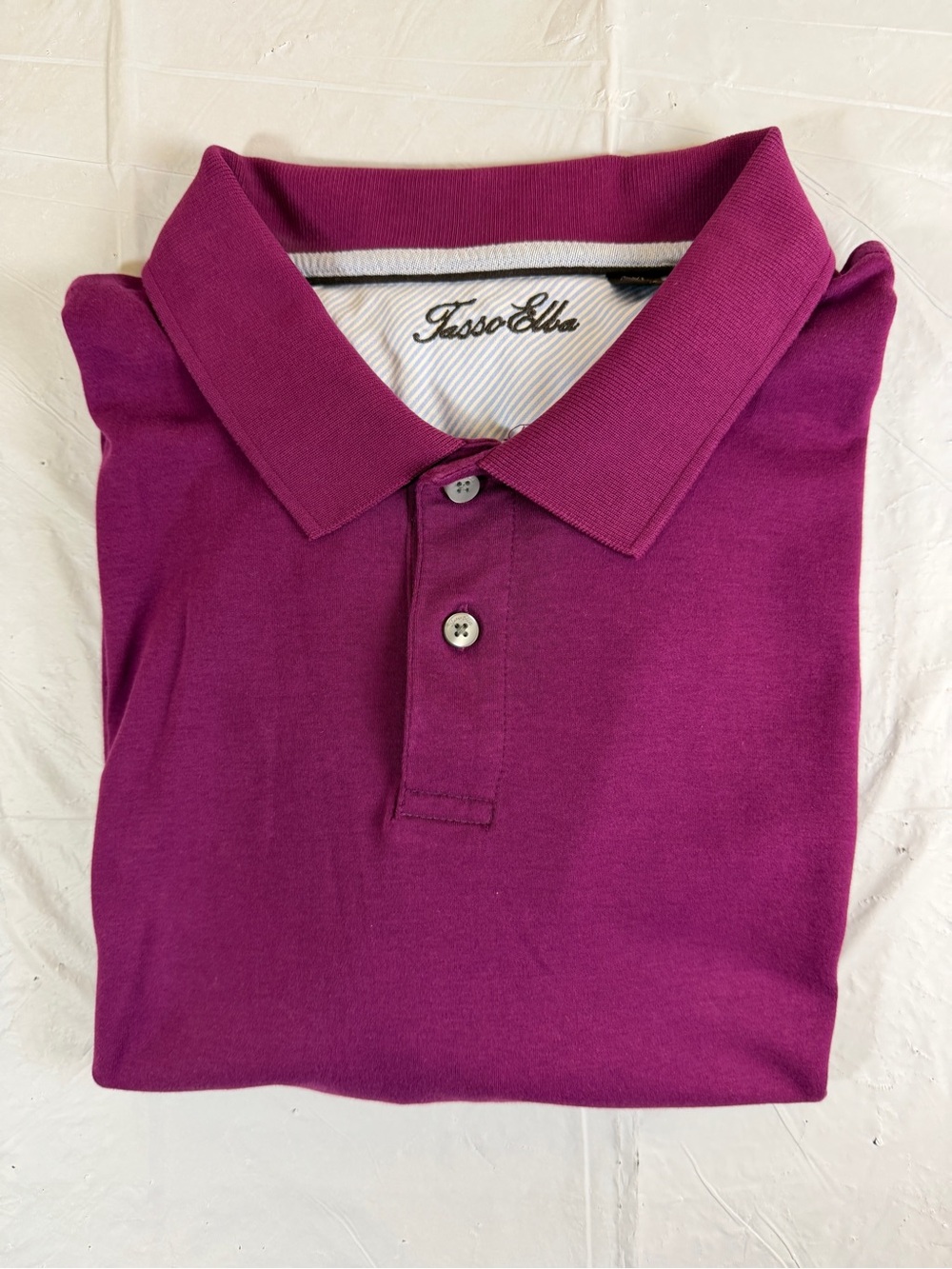 Tasso Elba Men's Magenta Polo Shirt
